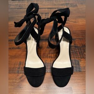 Nine West Black Block Heel Sandal